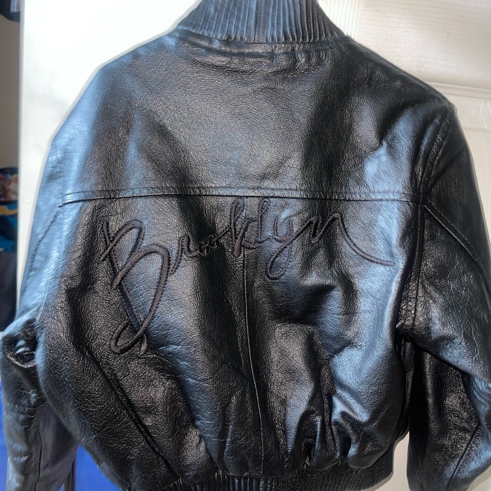 Boys REAL LEATHER coat